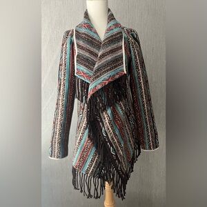 Western wool Aztec jacket